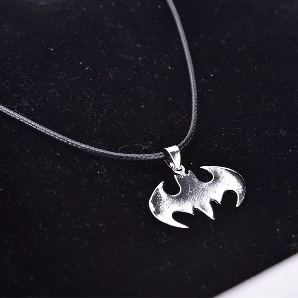 Batman Stainless Steel Silver  Necklace